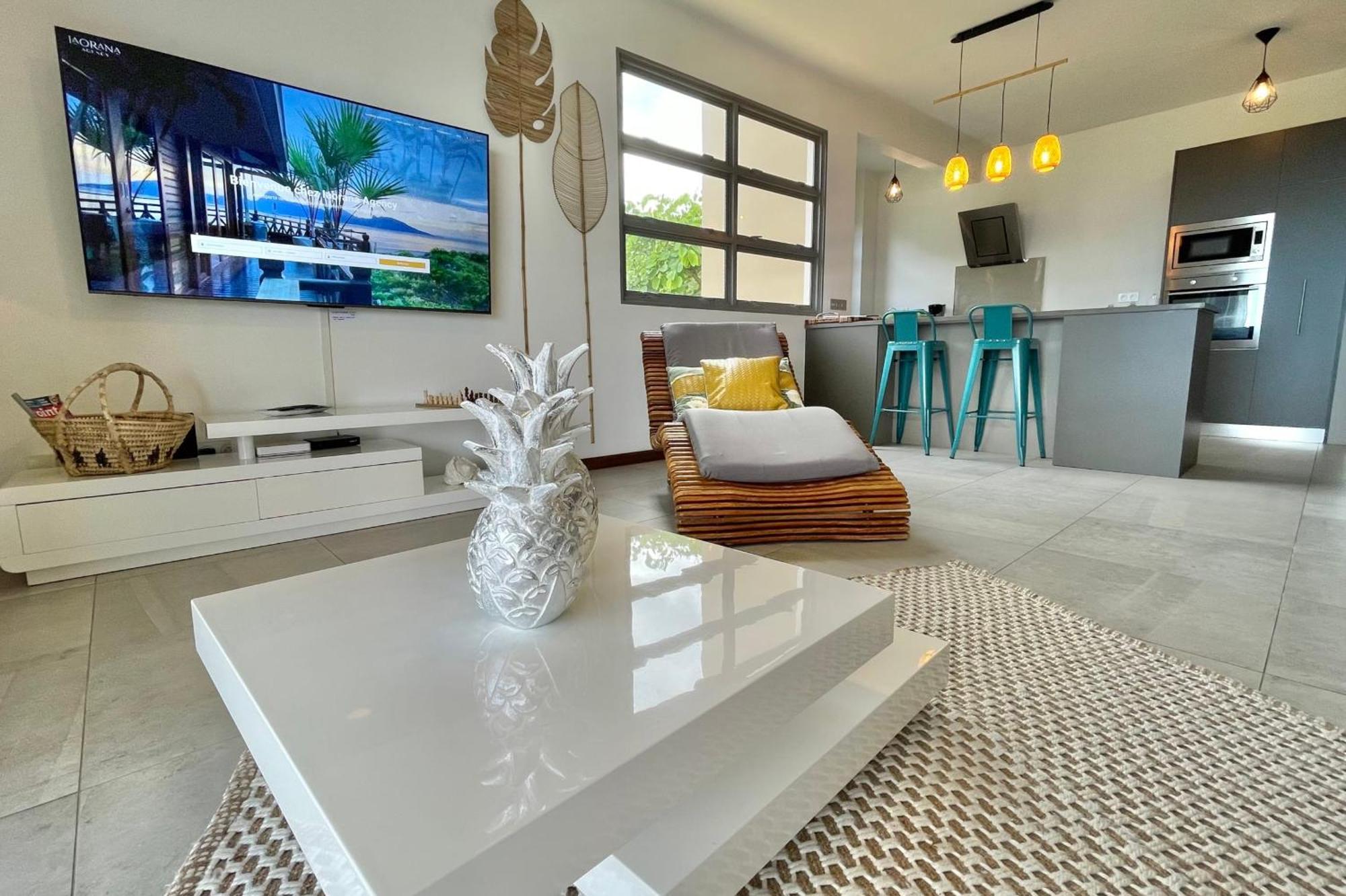 Manuia Luxury Apartment - Tahiti Punaauia -Wi-Fi Netflix Pool & Gym Exterior foto