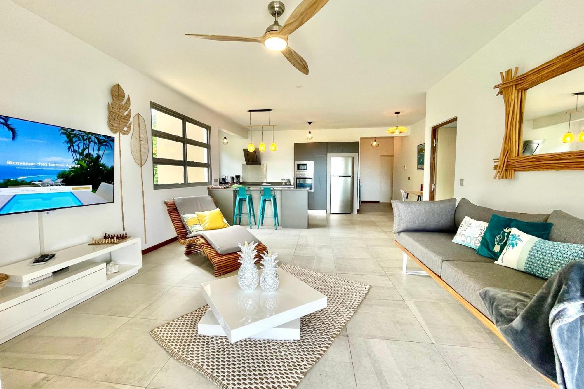 Manuia Luxury Apartment - Tahiti Punaauia -Wi-Fi Netflix Pool & Gym Exterior foto